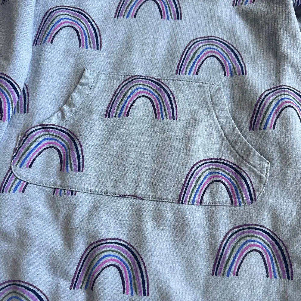 Gymboree Rainbow Print Long Sleeve Dress - Size 7/8